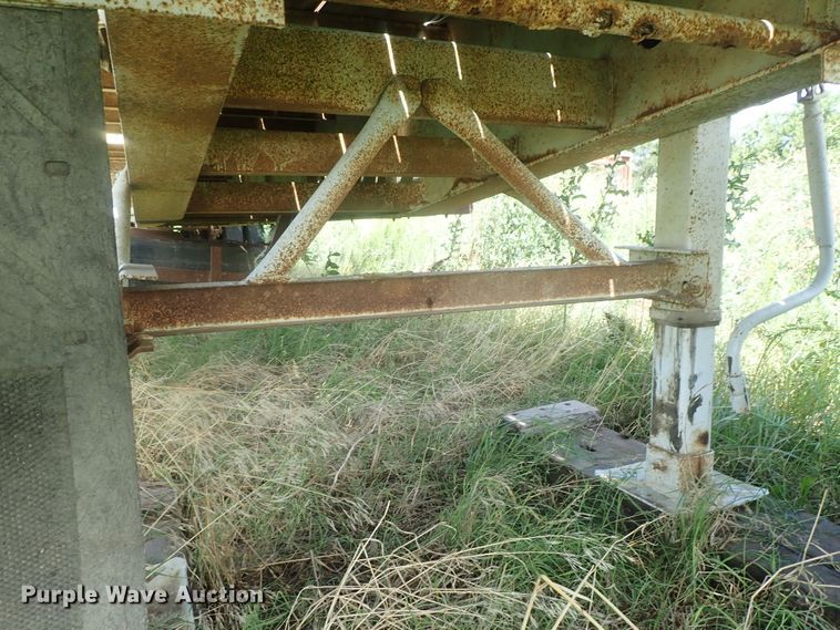 image for item DG2396 1990 Aztec CT flatbed hay trailer