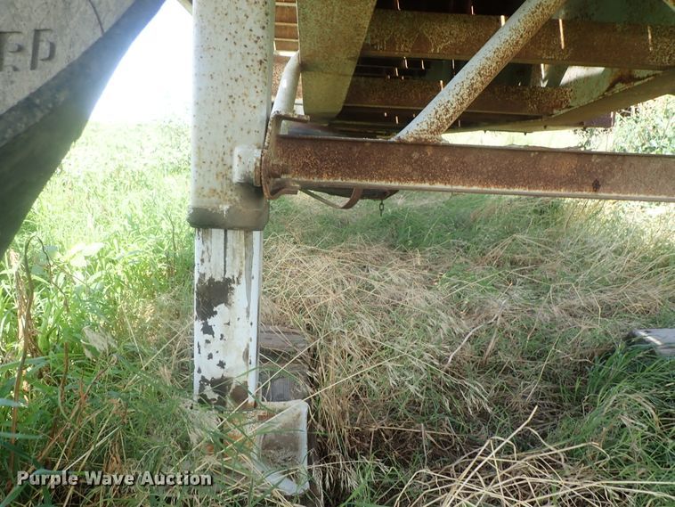 image for item DG2396 1990 Aztec CT flatbed hay trailer