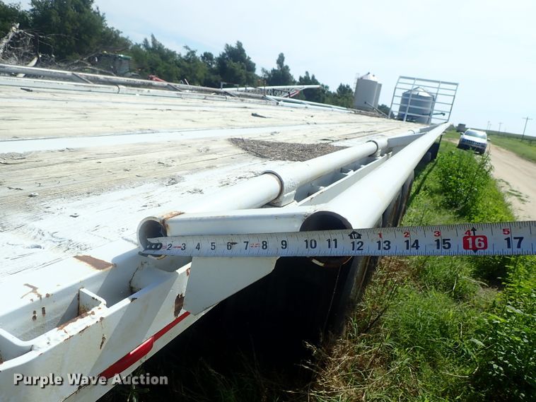 image for item DG2396 1990 Aztec CT flatbed hay trailer