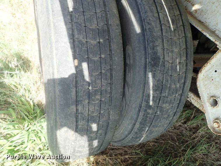 image for item DG2396 1990 Aztec CT flatbed hay trailer