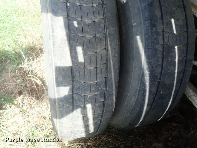 image for item DG2396 1990 Aztec CT flatbed hay trailer