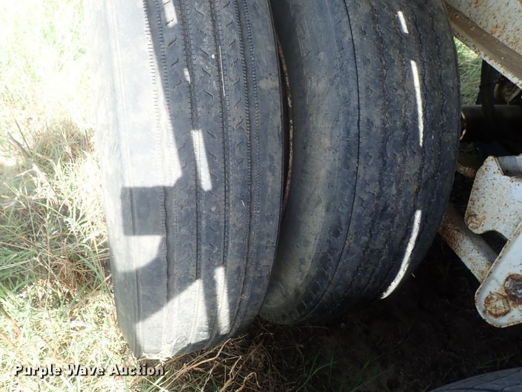 image for item DG2396 1990 Aztec CT flatbed hay trailer