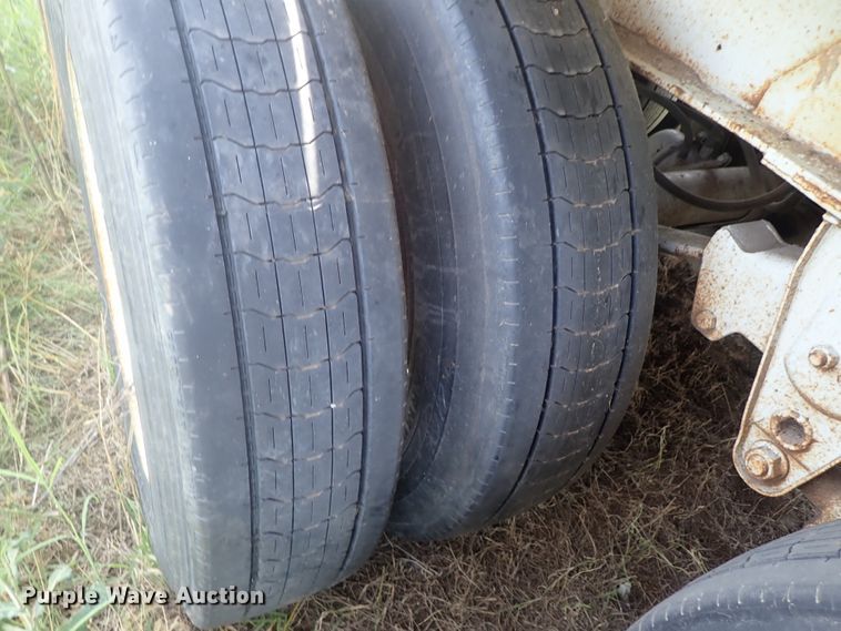 image for item DG2396 1990 Aztec CT flatbed hay trailer