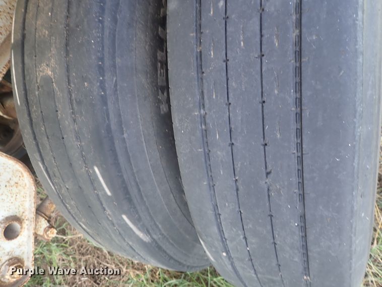 image for item DG2396 1990 Aztec CT flatbed hay trailer