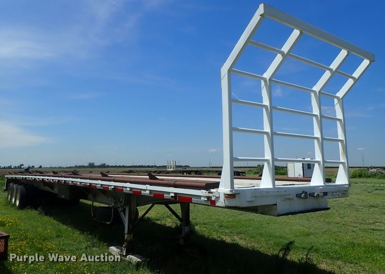 image for item DG2398 1988 Utility flatbed hay trailer