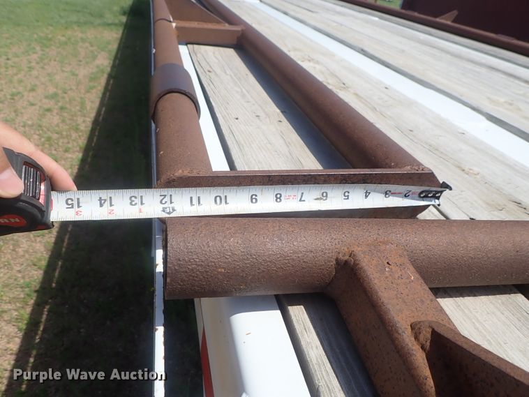 image for item DG2398 1988 Utility flatbed hay trailer