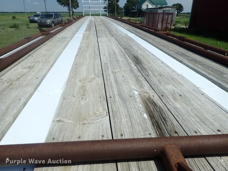 image for item DG2398 1988 Utility flatbed hay trailer