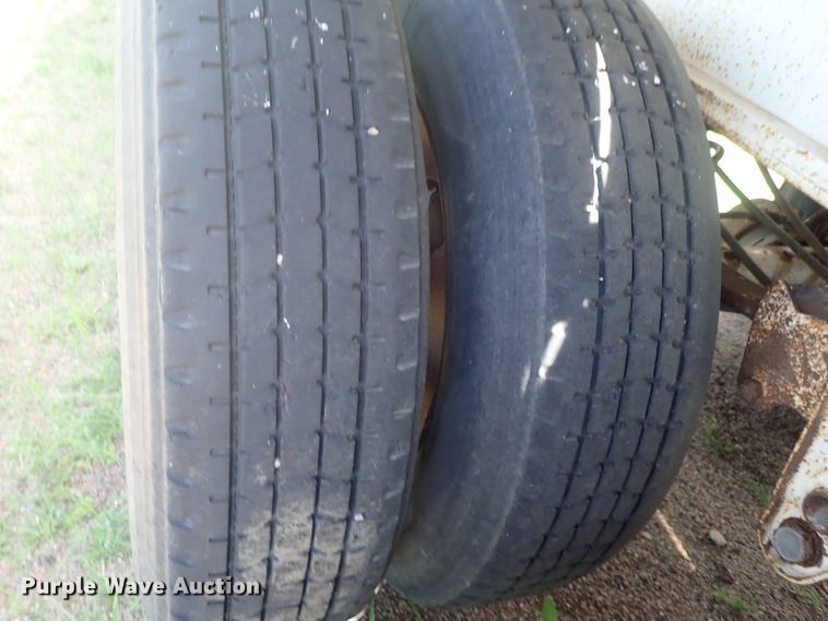 image for item DG2398 1988 Utility flatbed hay trailer