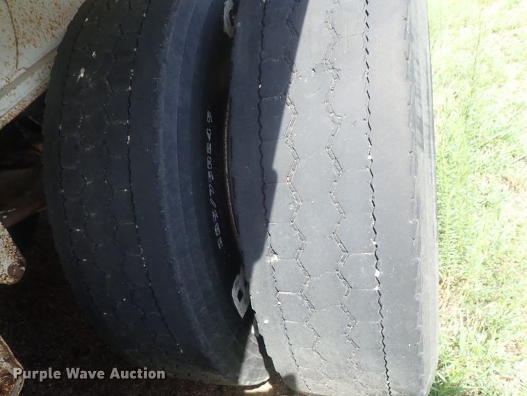 image for item DG2398 1988 Utility flatbed hay trailer