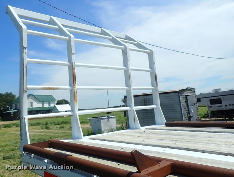 image for item DG2398 1988 Utility flatbed hay trailer