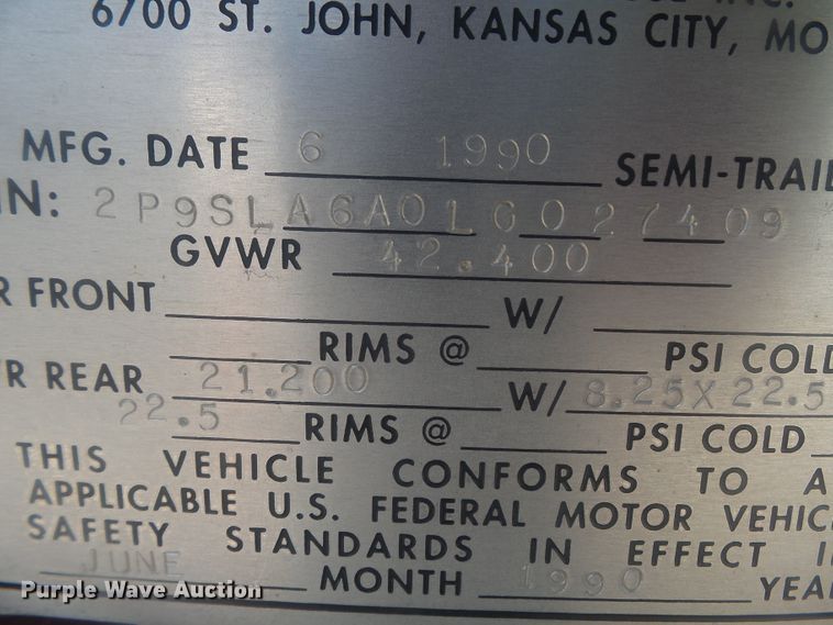 image for item DH3834 1990 Hesse delivery trailer