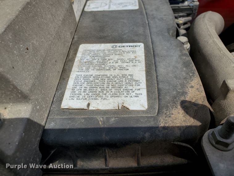 image for item DJ3166 2015 Freightliner Cascadia  semi truck