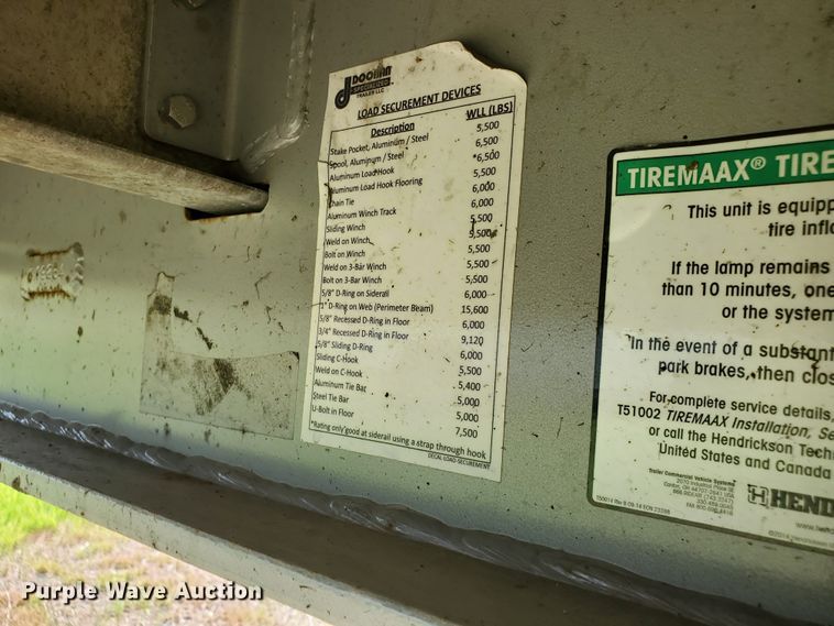 image for item DJ3167 2018 Doonan Chaparrel II 532ACLGC1NFZ flatbed trailer