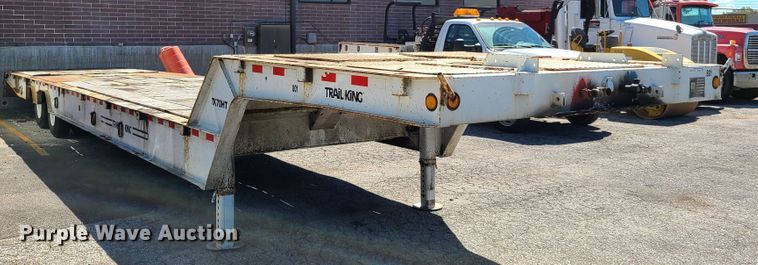 image for item EL9888 1985 Trail King TK70HT drop deck equipment trailer