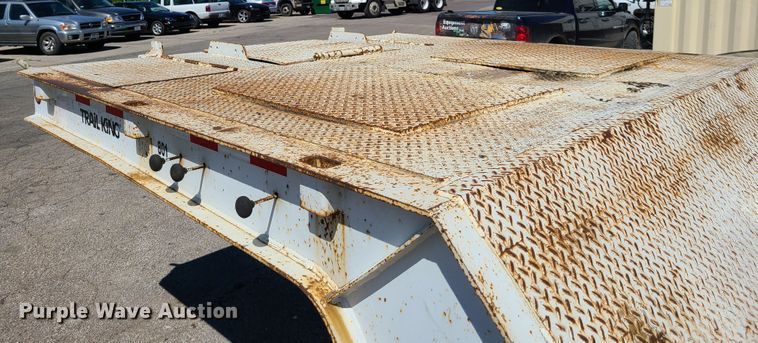 image for item EL9888 1985 Trail King TK70HT drop deck equipment trailer