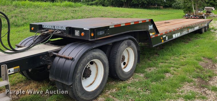 image for item EL9928 1991 Landall Haulall drop deck equipment trailer