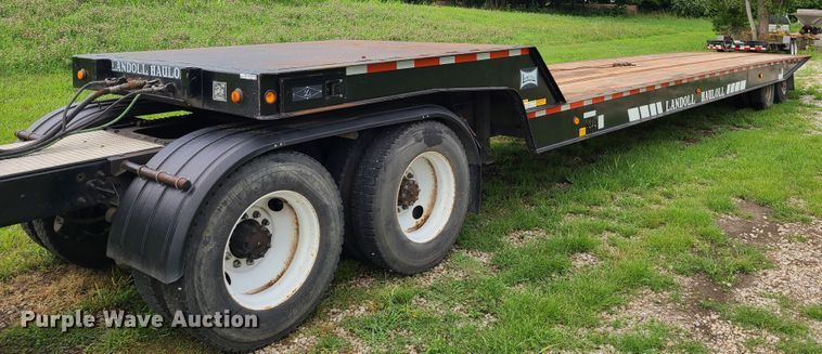 image for item EL9928 1991 Landall Haulall drop deck equipment trailer