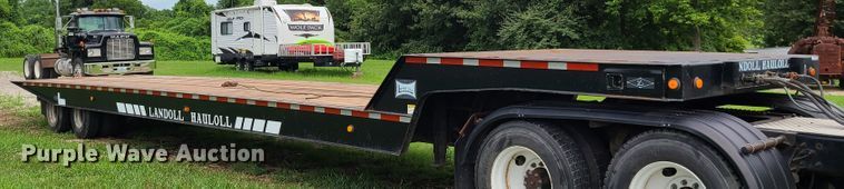 image for item EL9928 1991 Landall Haulall drop deck equipment trailer