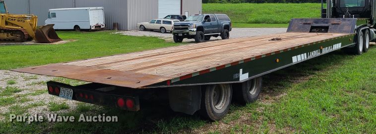image for item EL9928 1991 Landall Haulall drop deck equipment trailer