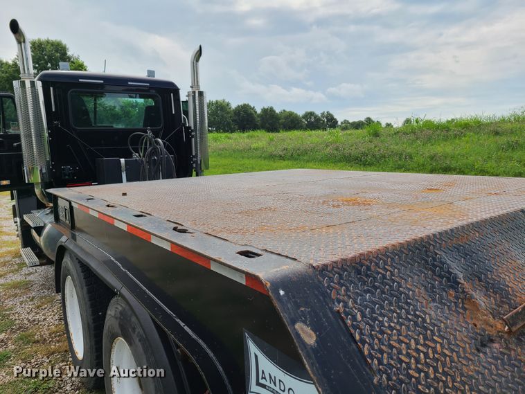 image for item EL9928 1991 Landall Haulall drop deck equipment trailer