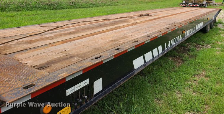 image for item EL9928 1991 Landall Haulall drop deck equipment trailer