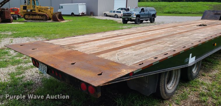 image for item EL9928 1991 Landall Haulall drop deck equipment trailer
