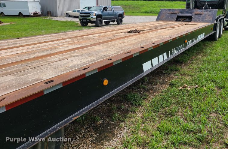 image for item EL9928 1991 Landall Haulall drop deck equipment trailer