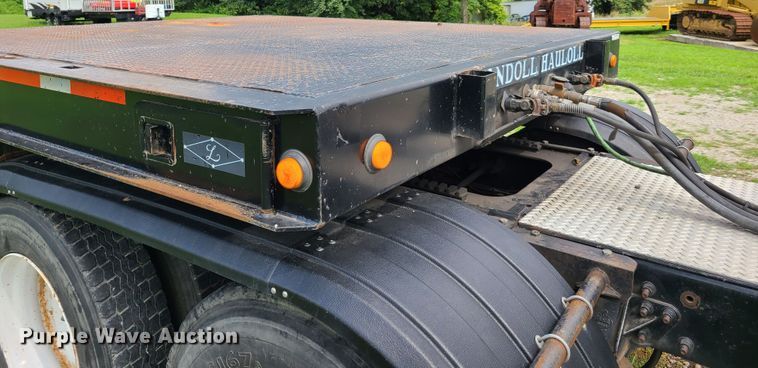 image for item EL9928 1991 Landall Haulall drop deck equipment trailer