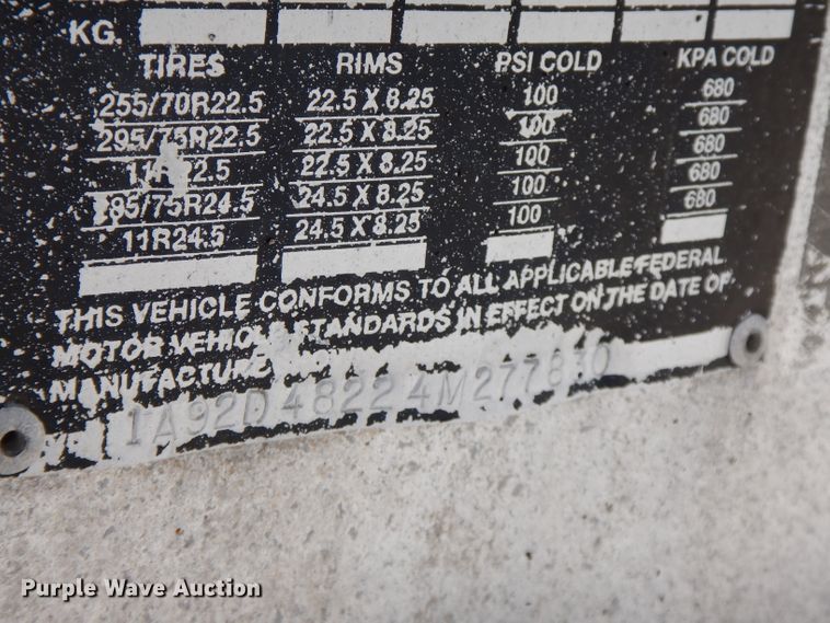 image for item FN9295 2004 Chaparral drop deck equipment trailer