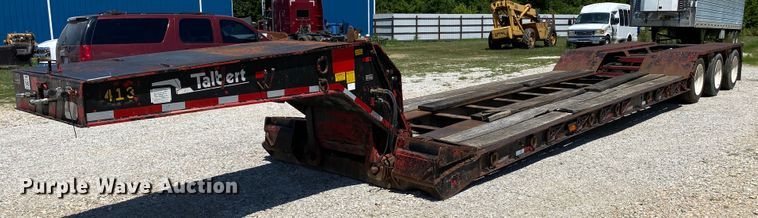 image for item HG9161 1991 Talbert T3DW-50SA-HRG-1-T1 lowboy equipment trailer