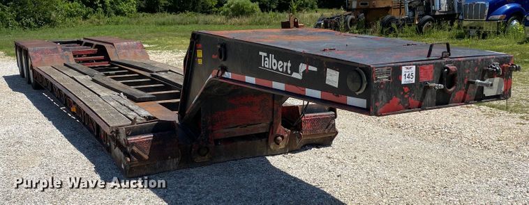 image for item HG9161 1991 Talbert T3DW-50SA-HRG-1-T1 lowboy equipment trailer