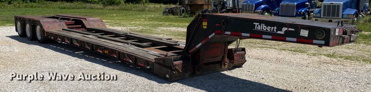 image for item HG9161 1991 Talbert T3DW-50SA-HRG-1-T1 lowboy equipment trailer