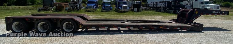 image for item HG9161 1991 Talbert T3DW-50SA-HRG-1-T1 lowboy equipment trailer