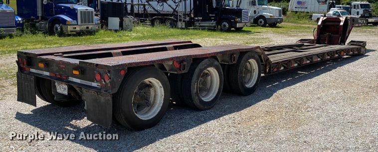 image for item HG9161 1991 Talbert T3DW-50SA-HRG-1-T1 lowboy equipment trailer