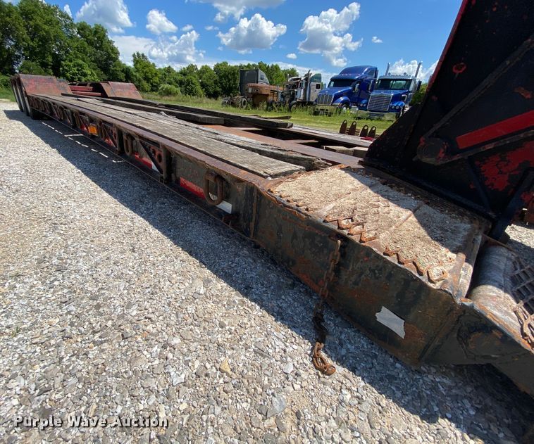 image for item HG9161 1991 Talbert T3DW-50SA-HRG-1-T1 lowboy equipment trailer