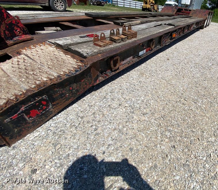 image for item HG9161 1991 Talbert T3DW-50SA-HRG-1-T1 lowboy equipment trailer