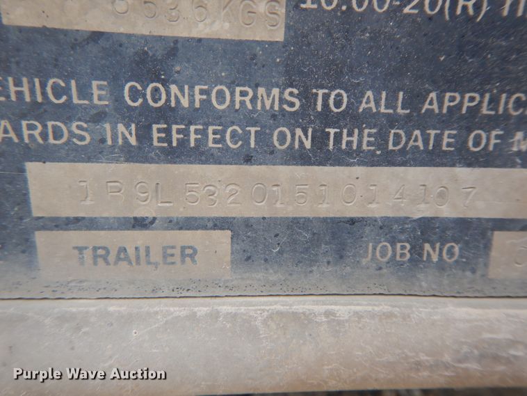 image for item HM9741 2005 Barrett livestock trailer