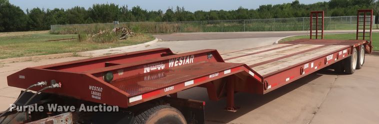 image for item HT9610 2008 Nuttall 235LB drop deck equipment trailer