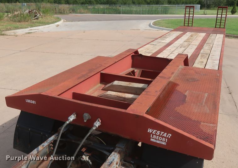 image for item HT9610 2008 Nuttall 235LB drop deck equipment trailer