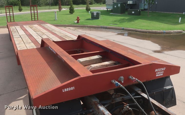 image for item HT9610 2008 Nuttall 235LB drop deck equipment trailer