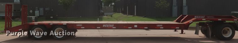 image for item HT9610 2008 Nuttall 235LB drop deck equipment trailer