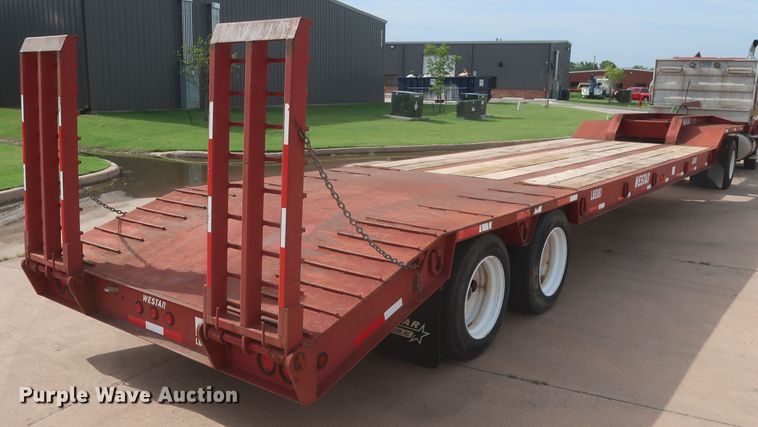 image for item HT9610 2008 Nuttall 235LB drop deck equipment trailer