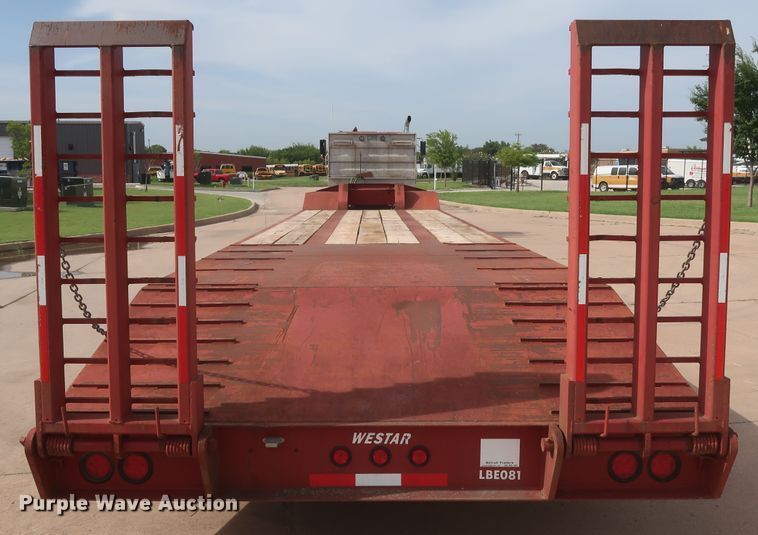 image for item HT9610 2008 Nuttall 235LB drop deck equipment trailer