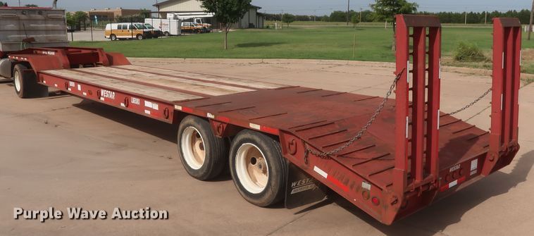 image for item HT9610 2008 Nuttall 235LB drop deck equipment trailer