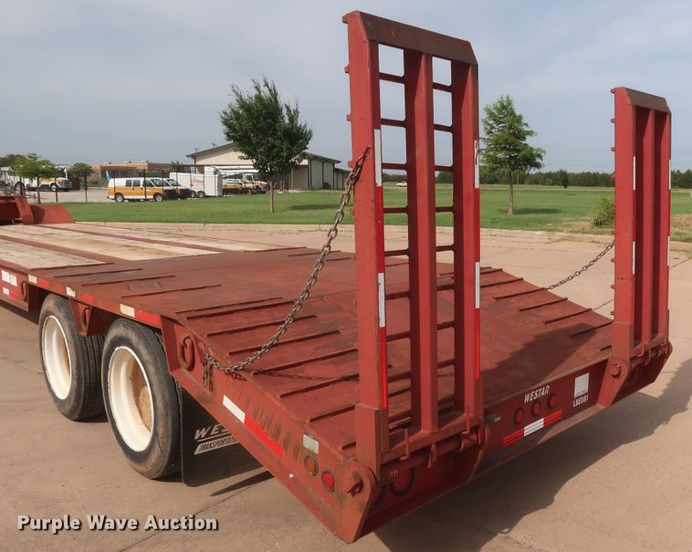 image for item HT9610 2008 Nuttall 235LB drop deck equipment trailer