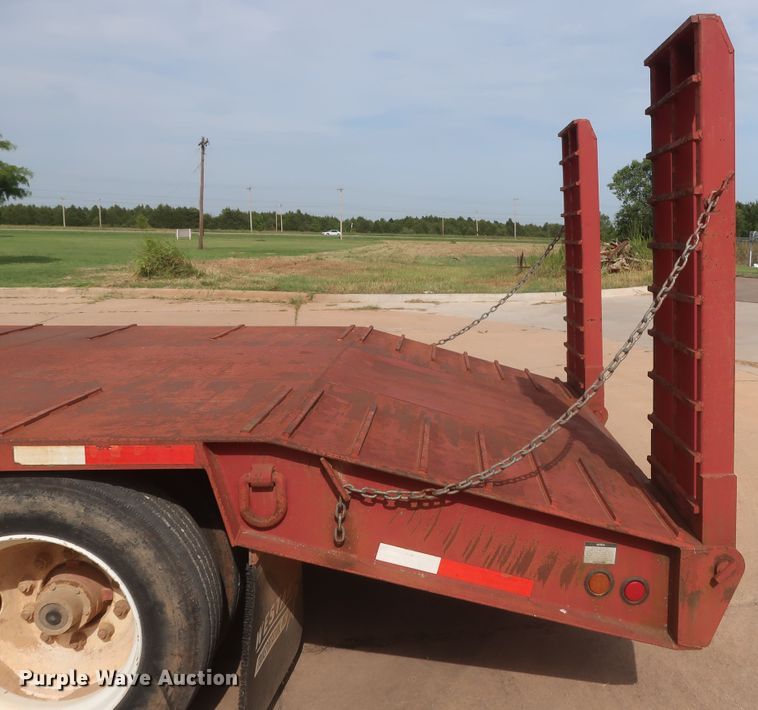 image for item HT9610 2008 Nuttall 235LB drop deck equipment trailer