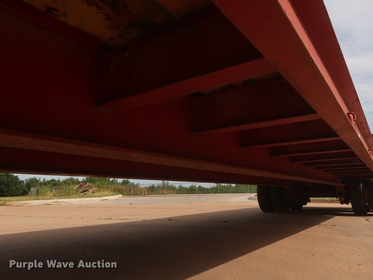 image for item HT9610 2008 Nuttall 235LB drop deck equipment trailer