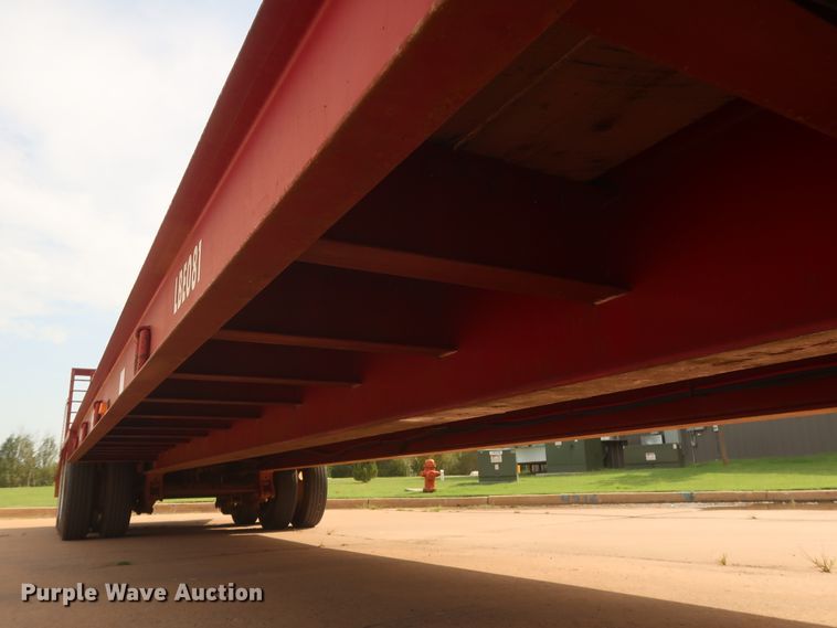 image for item HT9610 2008 Nuttall 235LB drop deck equipment trailer