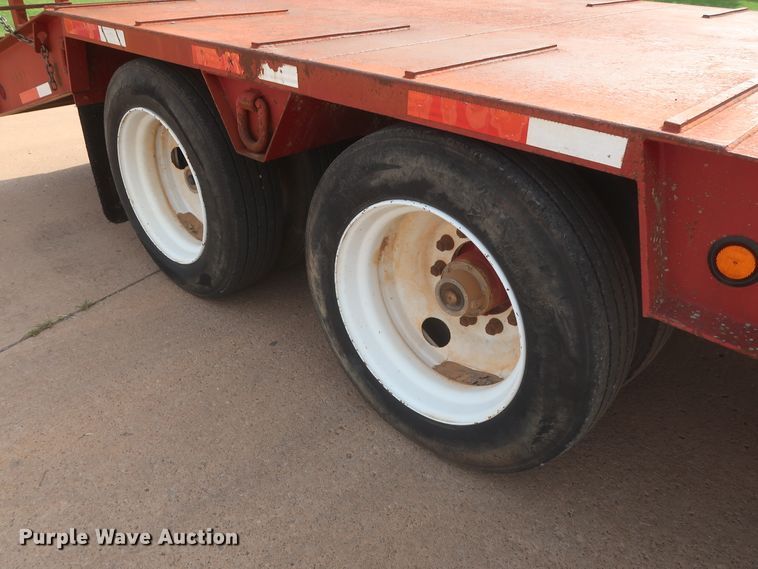 image for item HT9610 2008 Nuttall 235LB drop deck equipment trailer