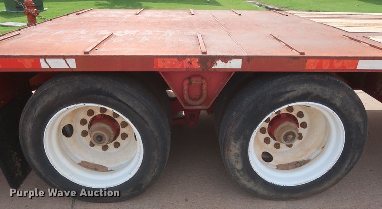 image for item HT9610 2008 Nuttall 235LB drop deck equipment trailer